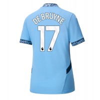 Zenski Nogometni Dres Manchester City Kevin De Bruyne #17 Domaci 2024-25 Kratak Rukav